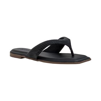 Rasteira-Preto-Tira-Entre-Dedos-Croco-|-Comfort-Tamanho--37---Cor--PRETO-0